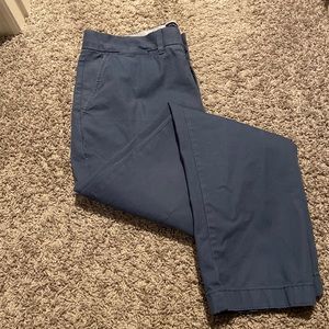 Tommy Hilfiger Blue Men’s Khakis Chinos 34X32 Straight Leg Zipper Closure